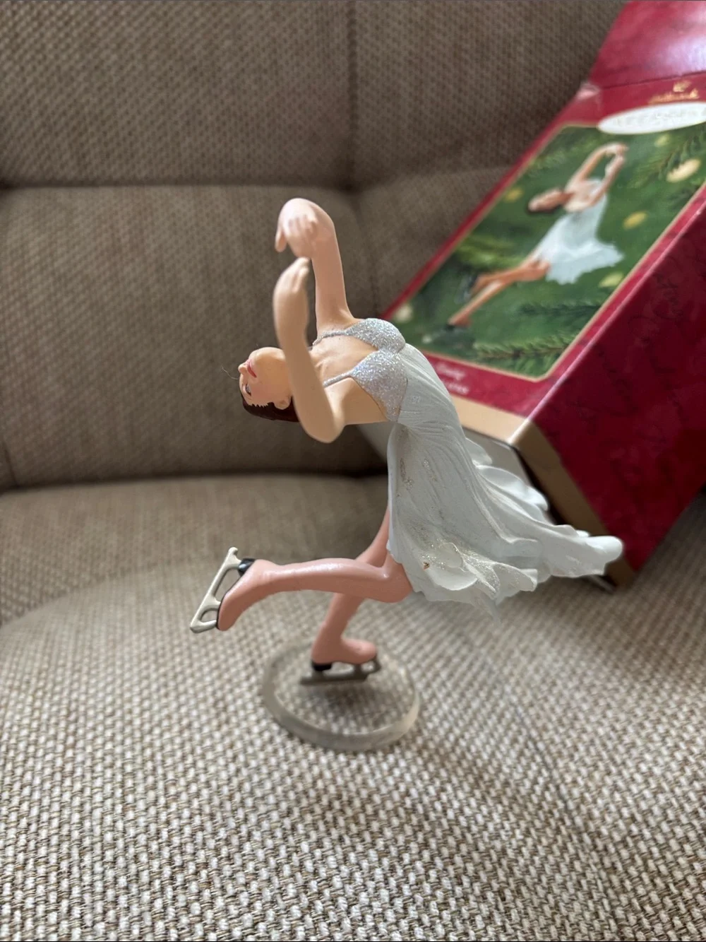 Peggy Flemming Christmas ornament from Hallmark